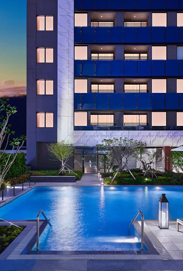 Mu 자오시 호텔 외부 사진 The hotel's pool